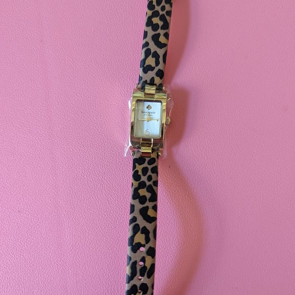 NWT Kate Spade Brookville Watch - Animal Print